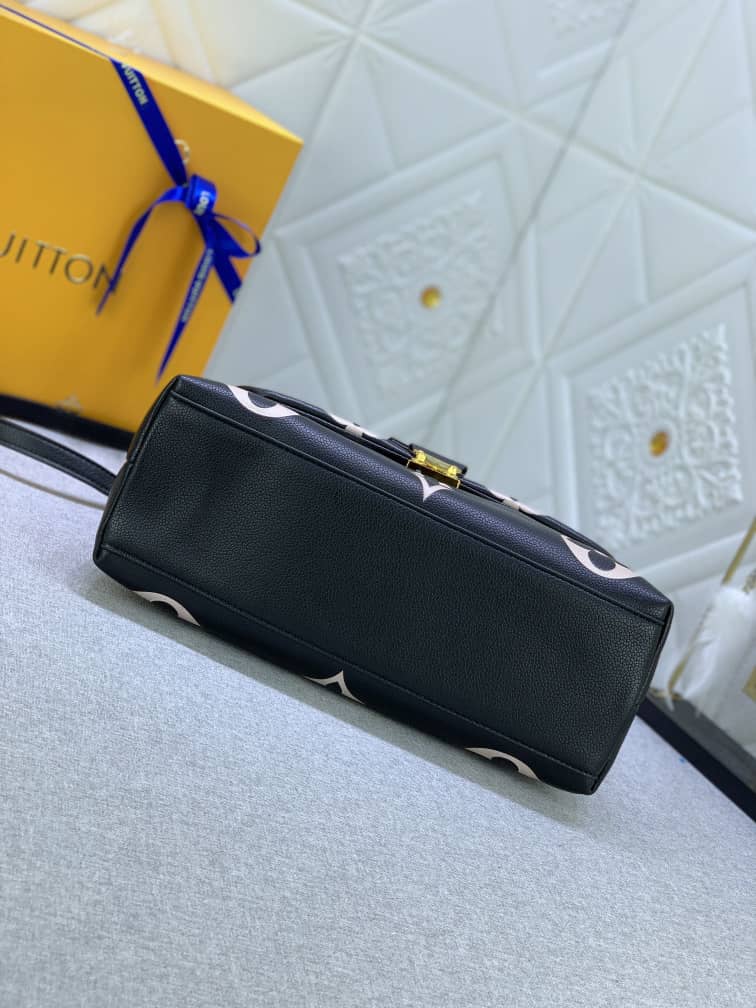 Louis Vuitton Madeleine Bb Black And Beige 24Cm M45978 view 6