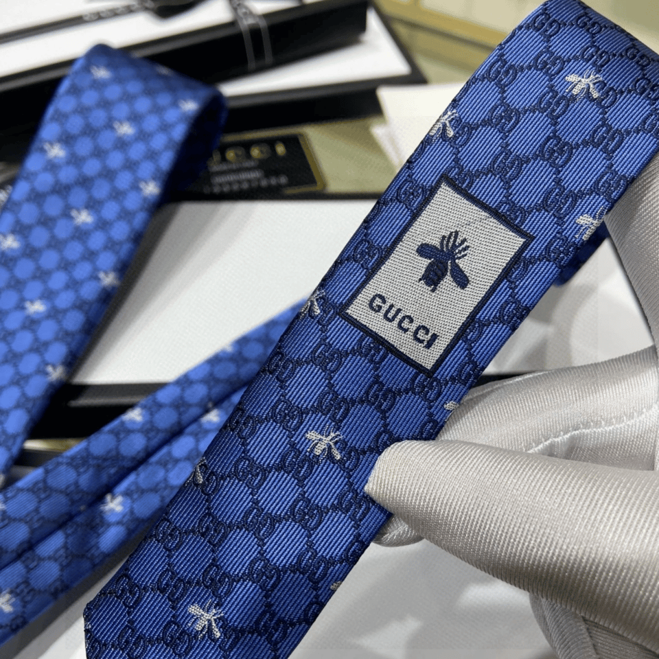 Gucci Necktie Versatile Canvas Tie For Men view 5
