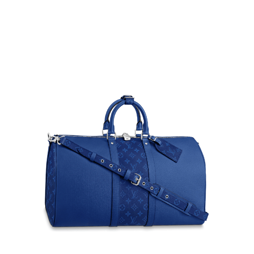 Louis Vuitton Keepall Bandouliere 50Cm Blue view 2