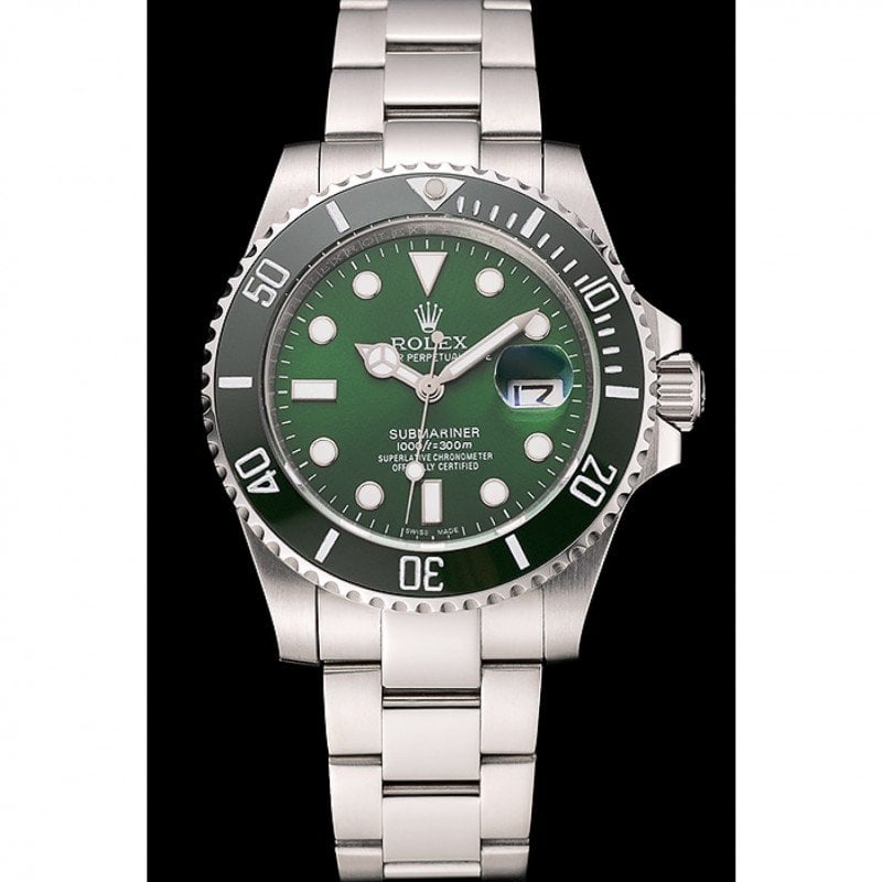 Rolex Submariner 41mm Green Dial 1454069 view 3