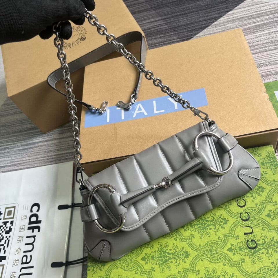 Gucci Horsebit Chain Small Shoulder Bag view 11