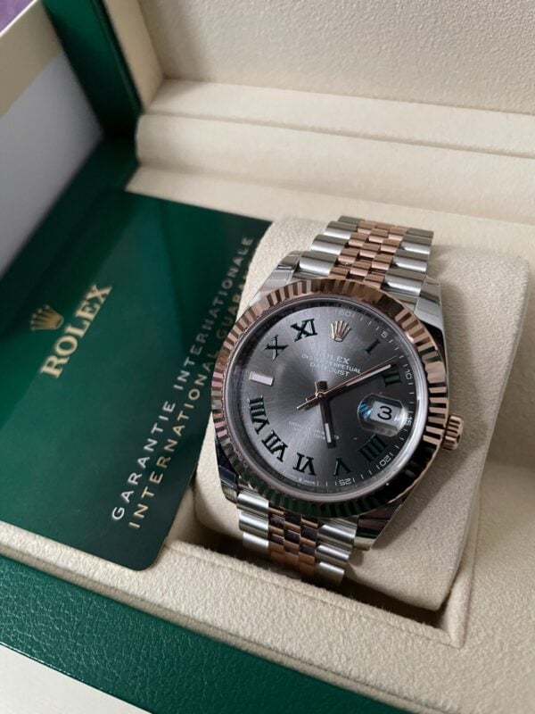 [Superclone] Rolex Datejust 36mm Slate Dial Everose Jubilee 126231 view 4