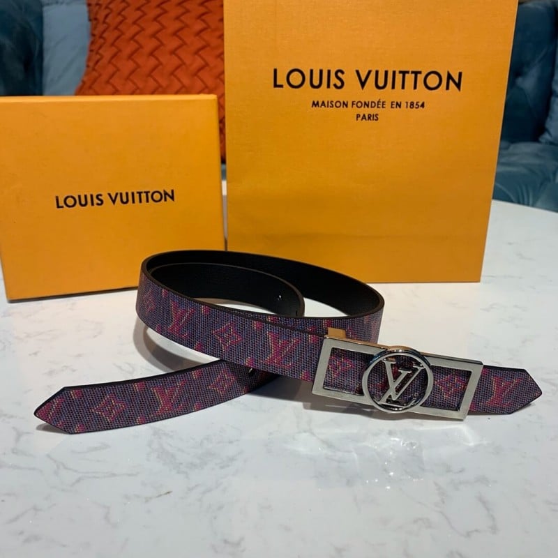 Louis Vuitton Dauphine 25mm Reversible Belt MP139U view 5