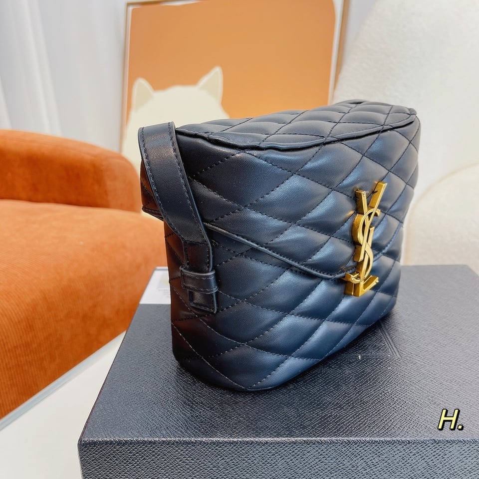 Saint Laurent Women’S June Box Bag Black 19Cm view 5