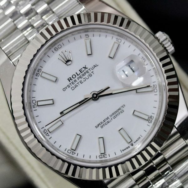 [Superclone] Rolex Datejust 41mm White Dial Jubilee 126334 view 5