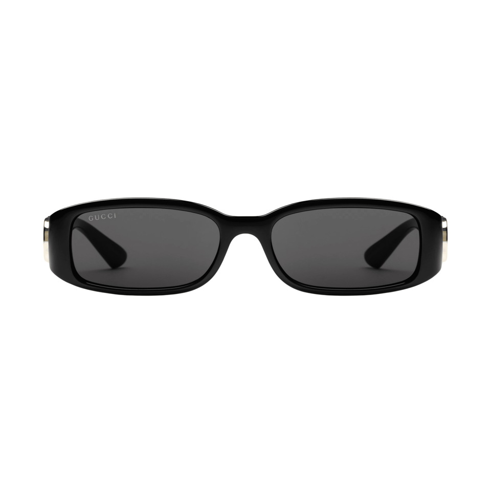 Gucci Black Rectangular Frame Sunglasses GG1661S