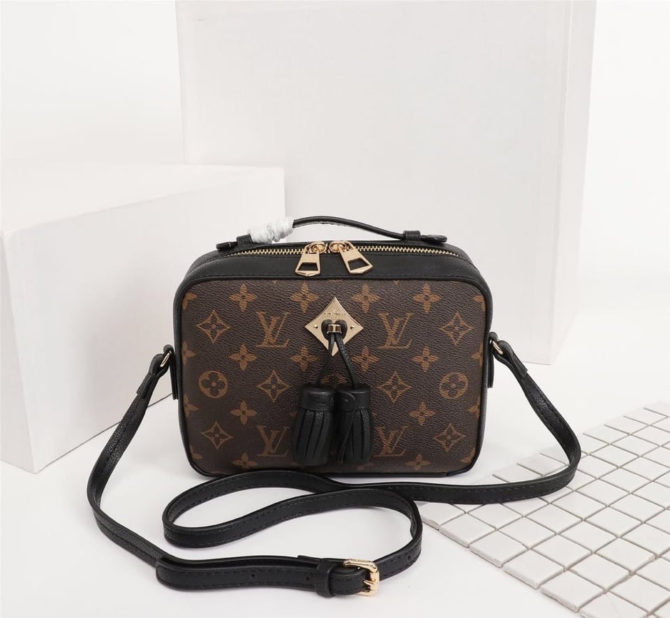 Louis Vuitton Saintong Monogram Canvas Black 22Cm view 9