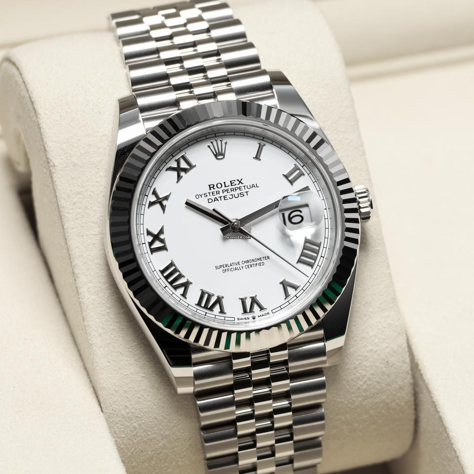 [Superclone] Rolex Datejust 41mm White Dial Limitless Jubilee 126334 view 2