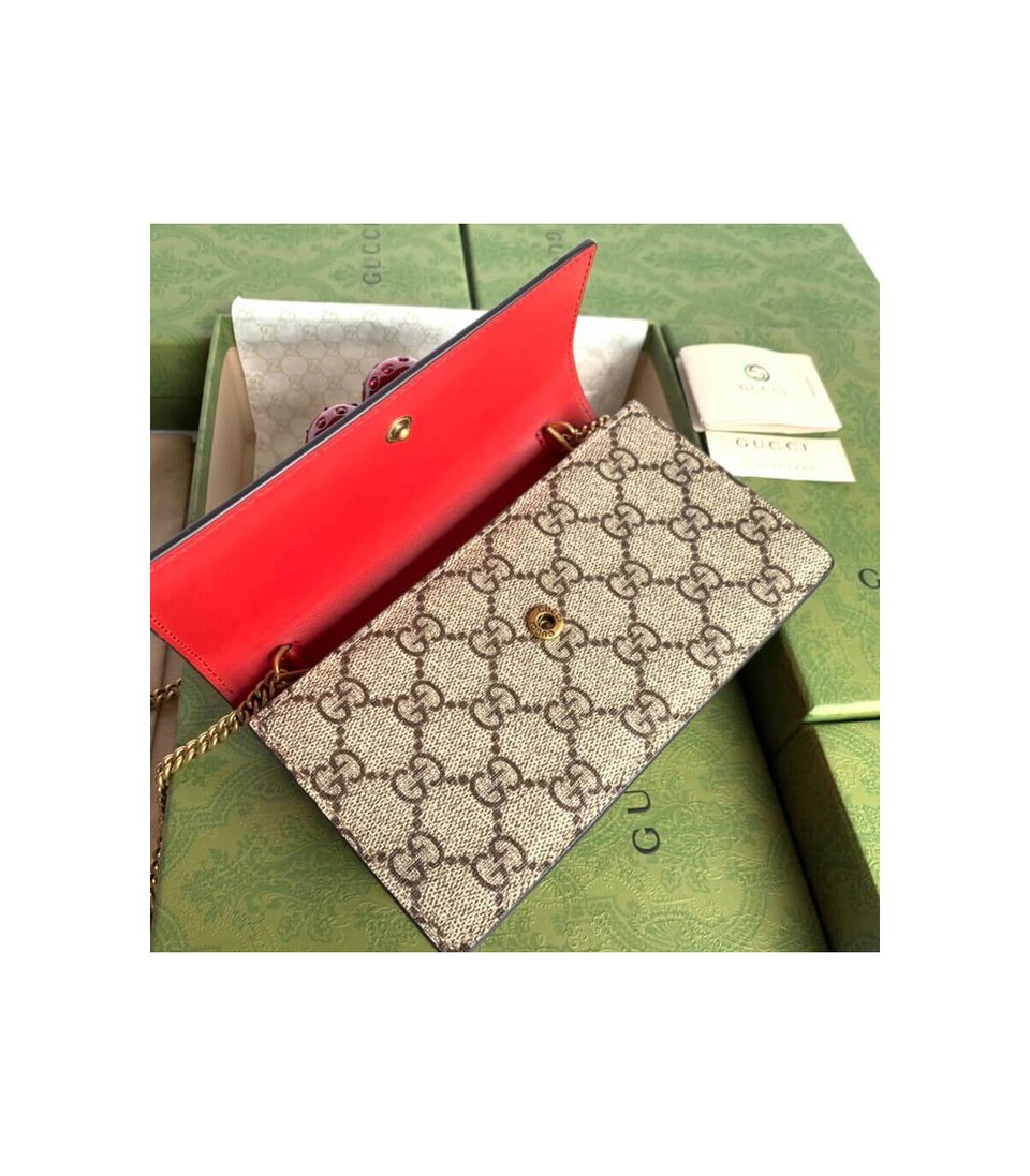 Gucci GG Supreme Mini Bag With Cherries view 13