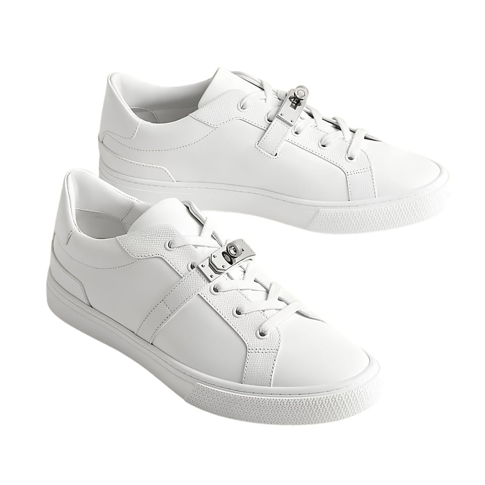 Hermes Sneakers Day Blanc Color Calfskin H252883ZH90390