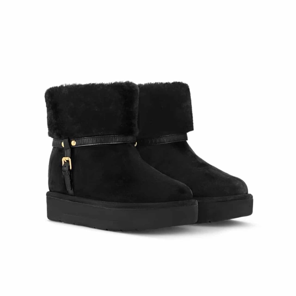 Louis Vuitton Aspen Platform Ankle Boot Black 1Ac78O view 2
