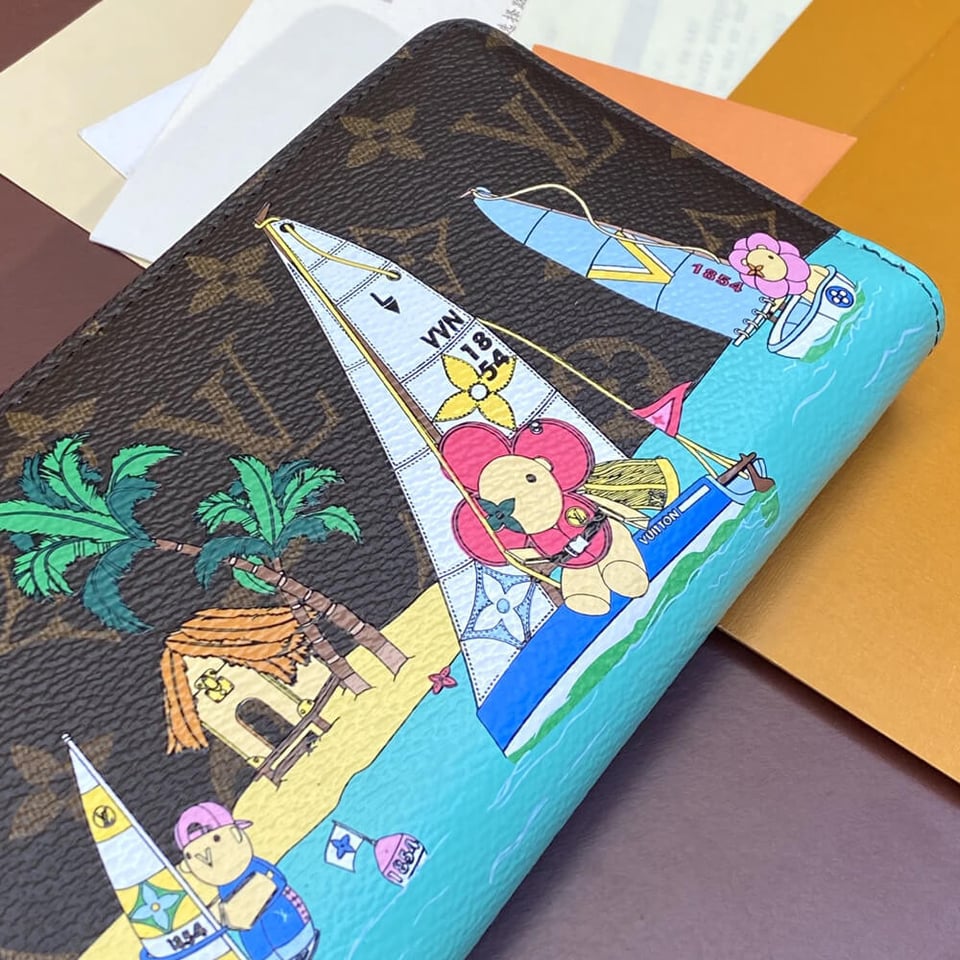 Louis Vuitton Monogram Vivienne Sailing Zippy Wallet view 6