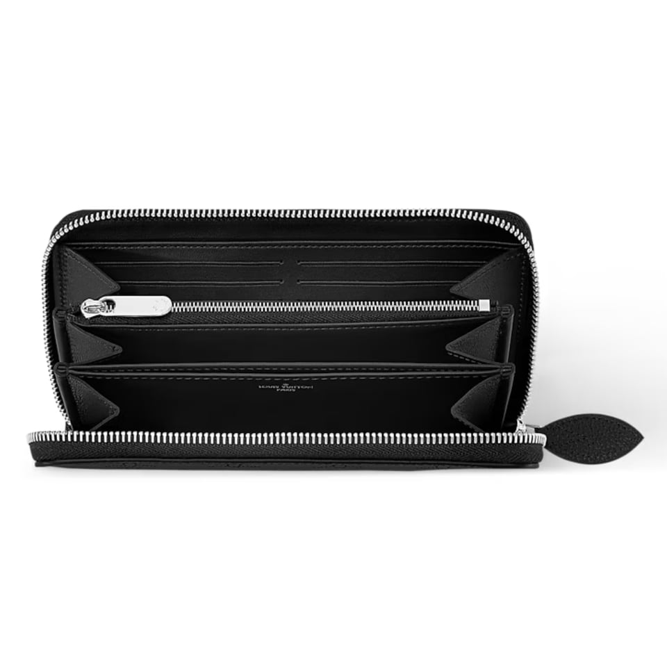 Louis Vuitton Black Zippy Wallet For Women 20cm M61867 view 4