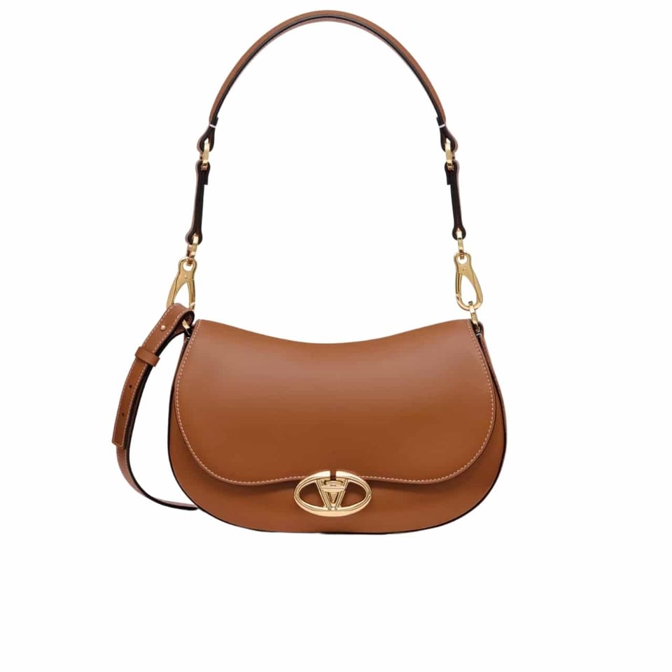 Valentino Garavani Ohval Shoulder Bag Almond 28Cm 5W2B0N88Cvc Kel view 2