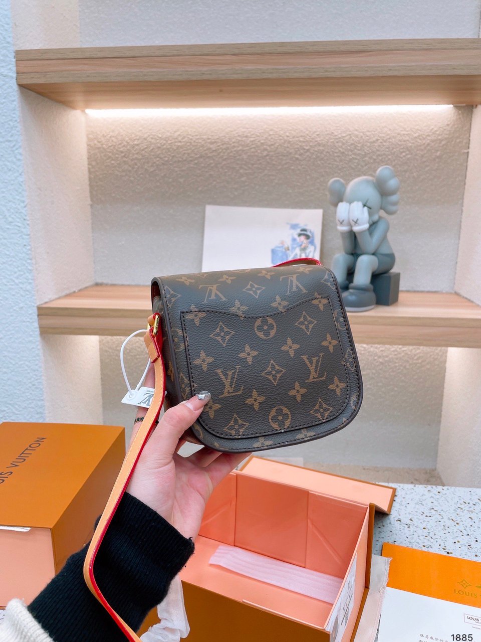 Louis Vuitton Monogram Canvas Saint Cloud Bag 18Cm view 7