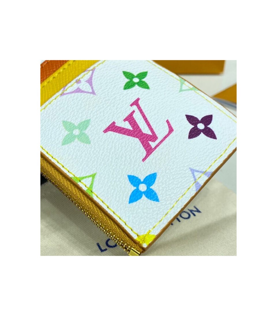 Louis Vuitton Cute Corgi Coin Pouch White view 8