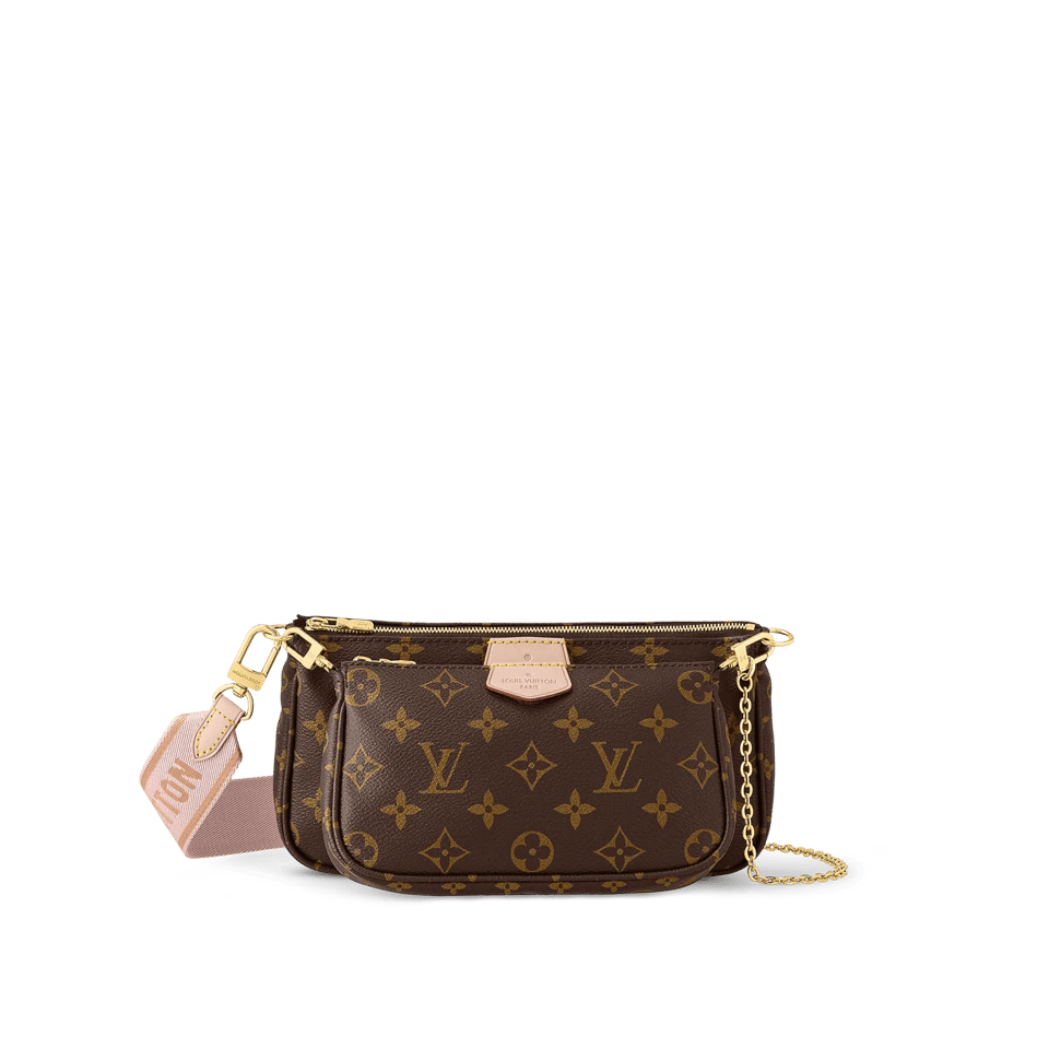 Louis Vuitton Multi Pochette Accessoires Monogram – Women – Handbags Light Pink view 2
