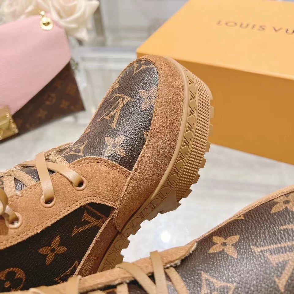 Louis Vuitton Laureate Platform Desert Boot Brown view 5