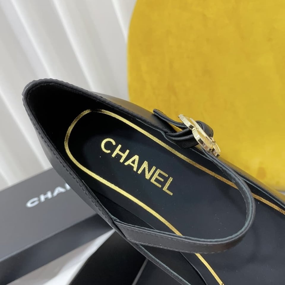 Chanel Mary Janes Black view 8