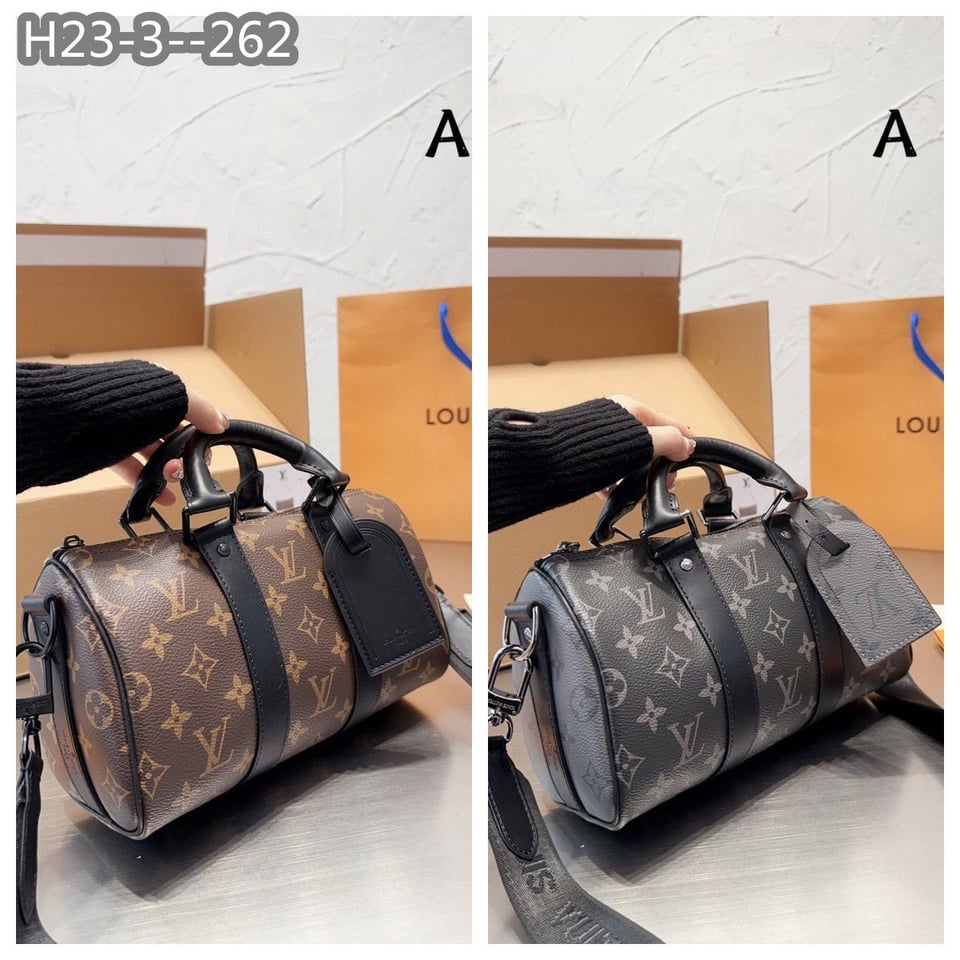 Louis Vuitton Keepall Bandouliere 25 Brown M46271 view 4