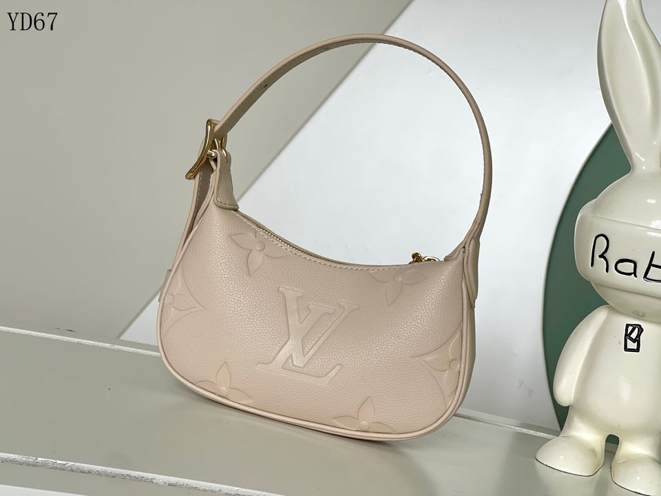 Louis Vuitton Monogram Empreinte Beige Shoulder Bag 20Cm M82391 view 6
