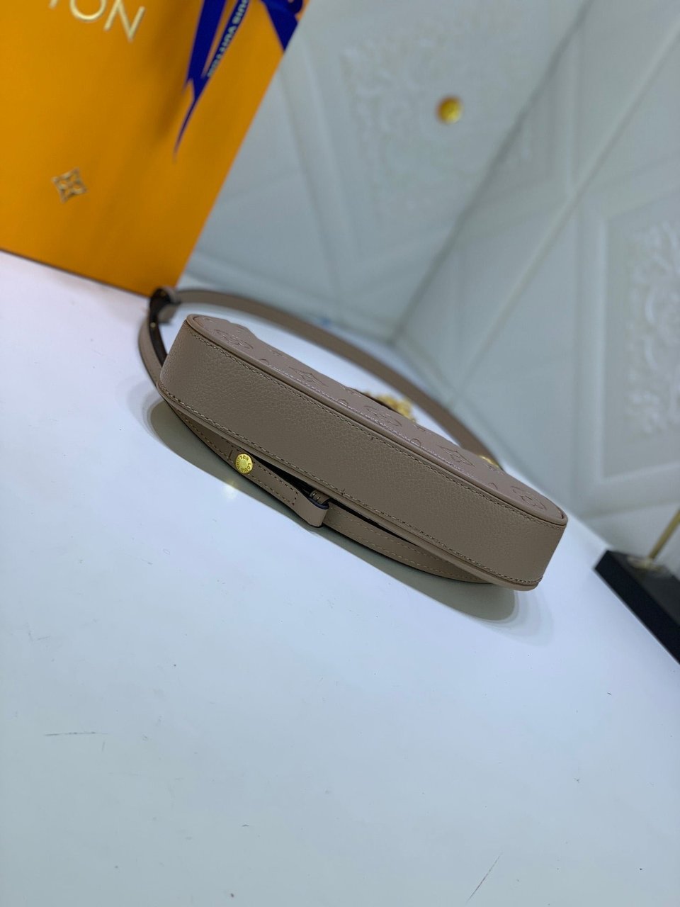 Louis Vuitton Easy Pouch On Strap Tourterelle Beige 19Cm view 9