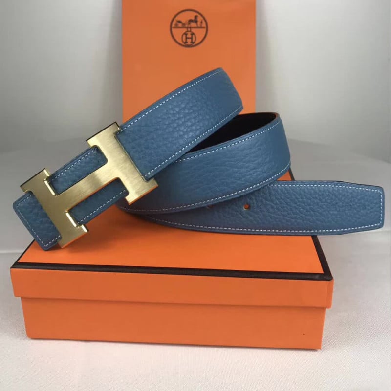 Hermes H Belt Buckle &amp; Reversible Leather Strap 38 mm HB04 view 5