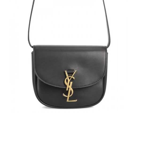 Saint Laurent Kaia Small Satchel In Smooth Vintage Leather Black view 2