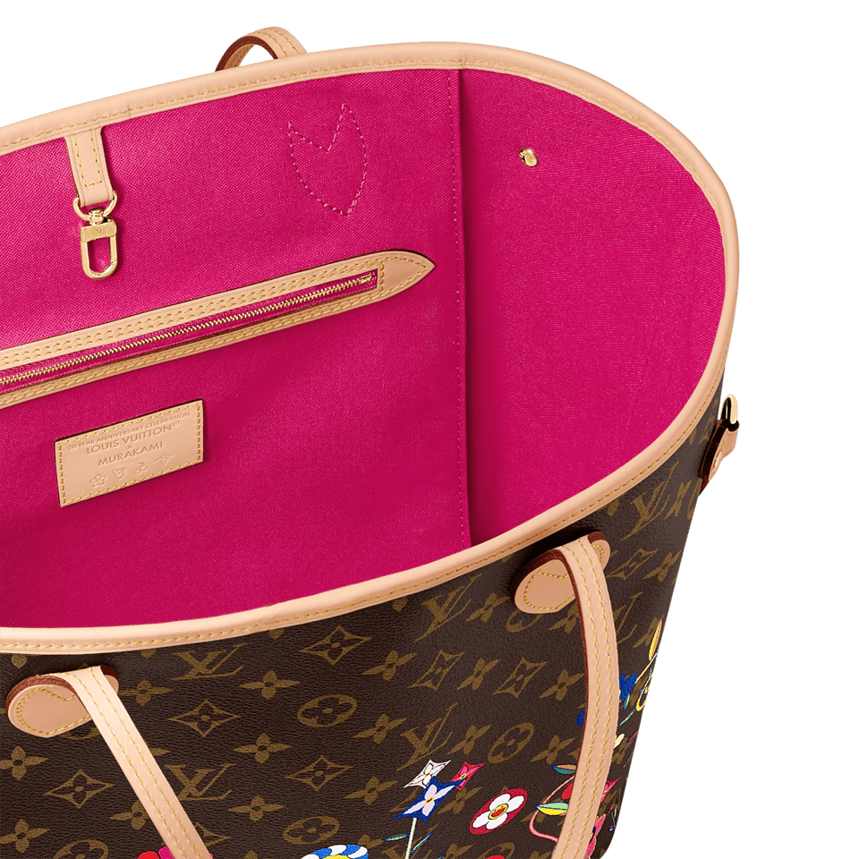 Louis Vuitton LV x TM Neverfull MM Monogram Coated Canvas 31cm M13271 view 4