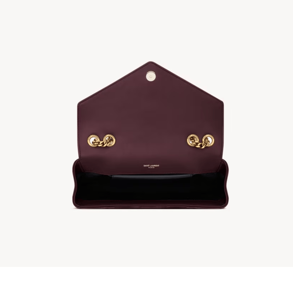Saint Laurent Loulou Small Smoky Burgundy 24cm/9.4in view 6