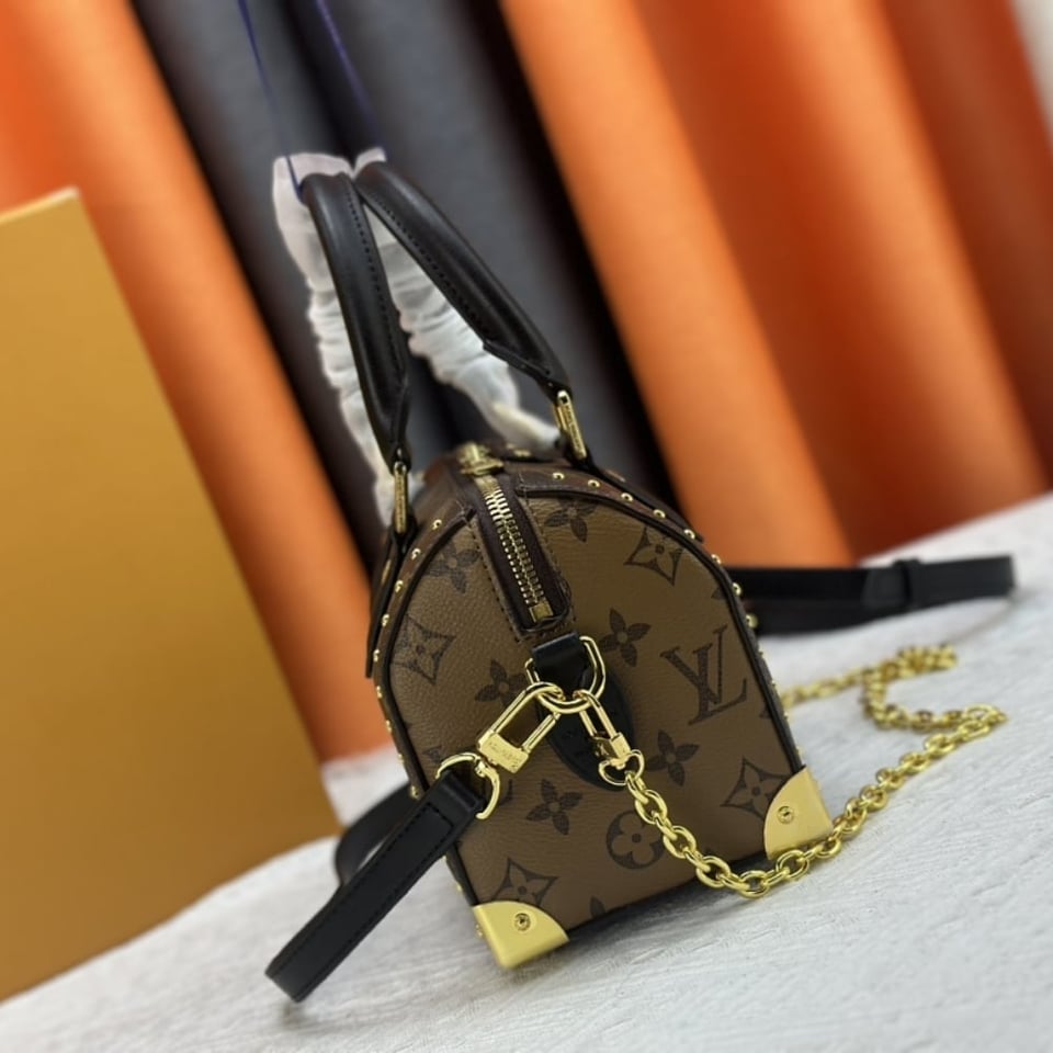 Louis Vuitton Speedy Trunk 20 Monogram Canvas 20Cm M13146 view 6