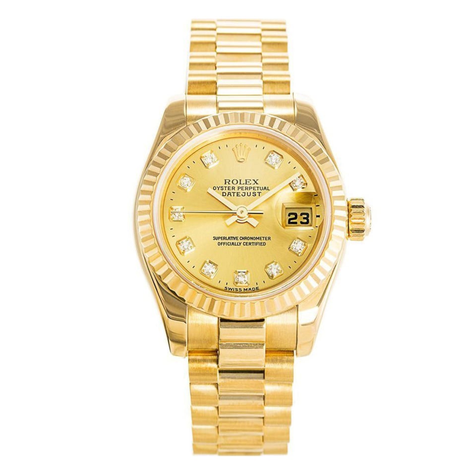 [Superclone] Rolex Datejust 31mm Gold Dial President 179178