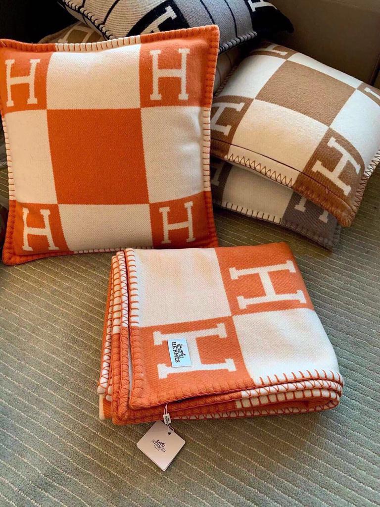 Hermes Cashmere Scarf Colorblock For Women view 6