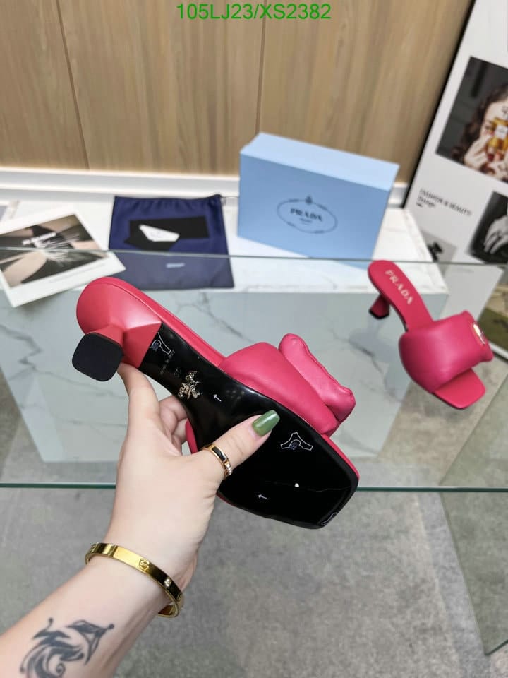 Prada Soft Padded Nappa Sandals view 4