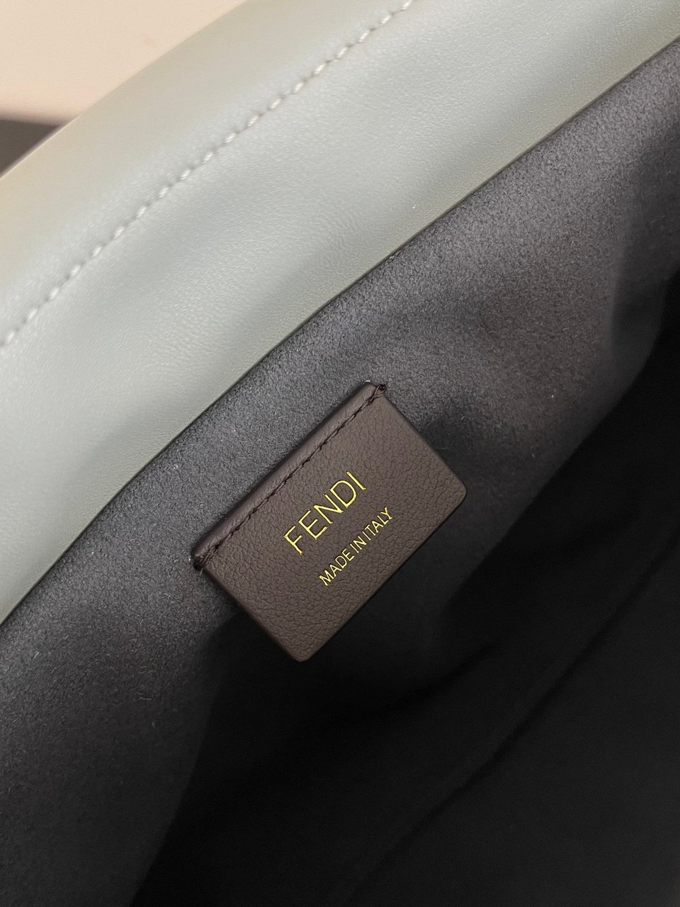 Fendi Mamma Baguette Medium Matcha Green Nappa Leather Bag 26.5cm view 12