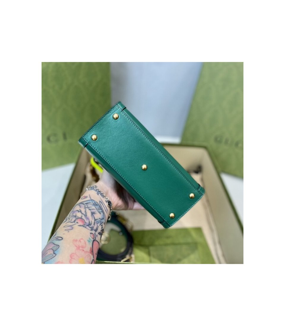 Gucci Diana Mini Tote Bag Green view 16