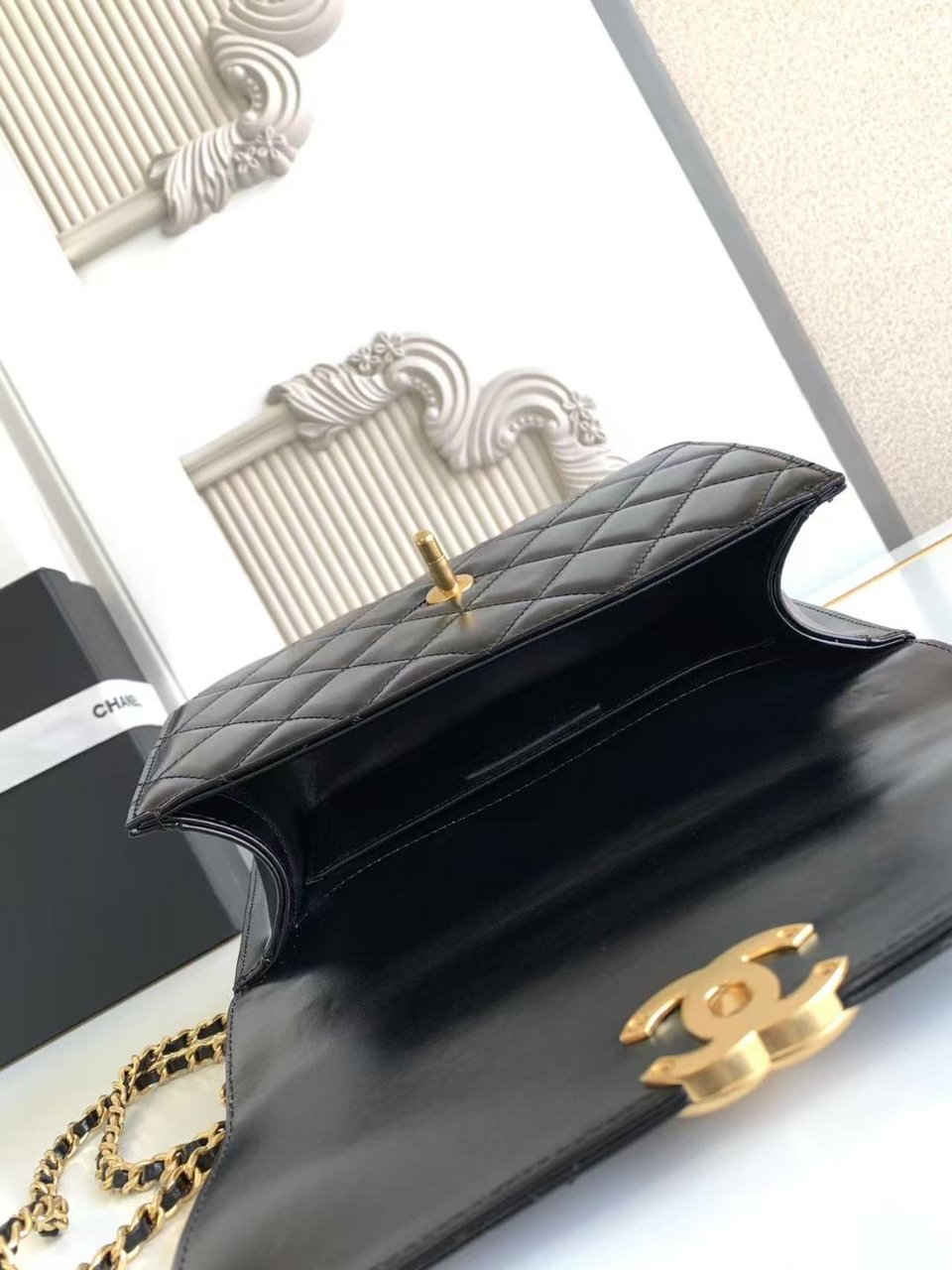 Chanel Calfskin Quilted Perfect Fit Flap Back 22cm view 6