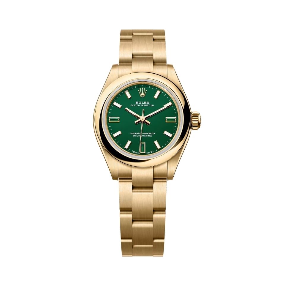 [Superclone] Rolex Oyster Perpetual 28mm Green Stone Dial Oyster 276208 view 2