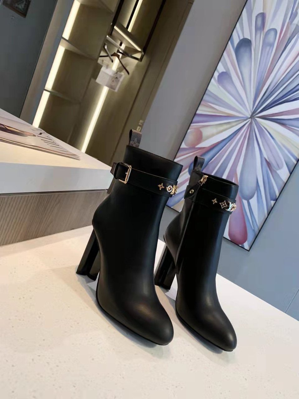 Louis Vuitton Ankle Boot Black view 5
