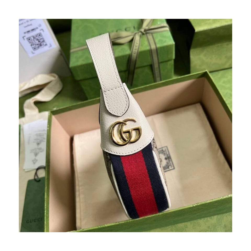 Gucci Ophidia GG Mini Bag White view 7