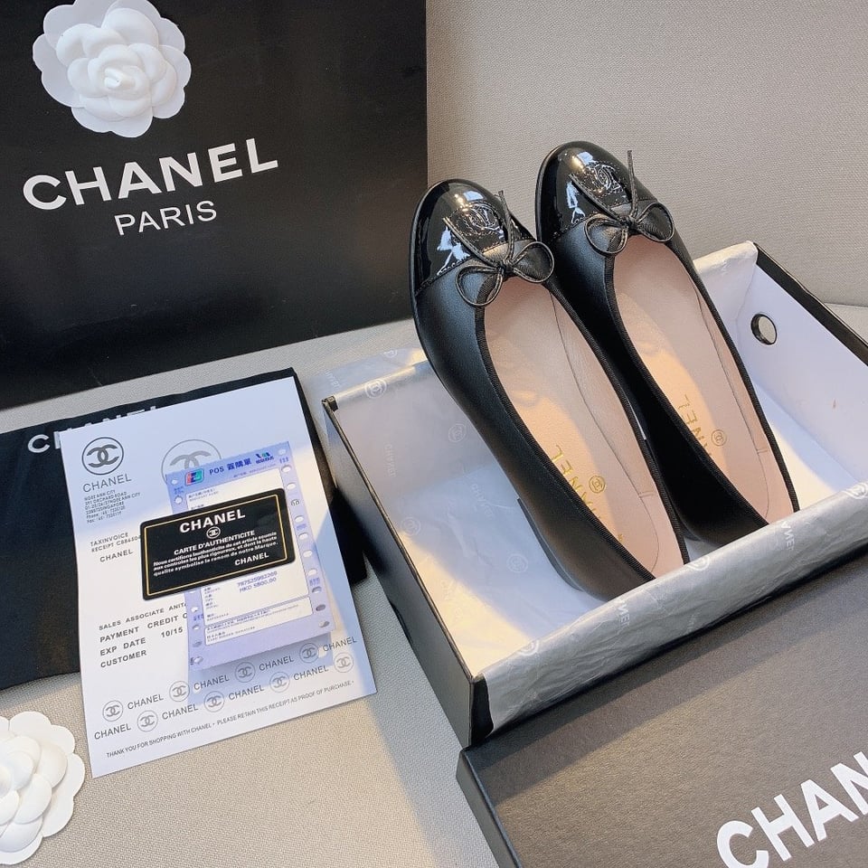 Chanel Flat Black Sandals G02819 Y01552 94305 view 9