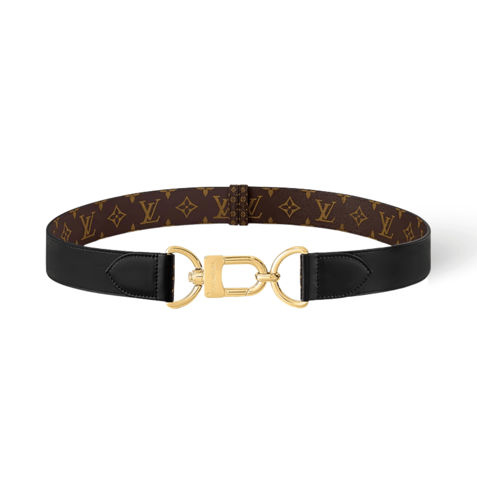 Louis Vuitton LV Oversized Hook 40mm Reversible Men Belt M8430Z view 2