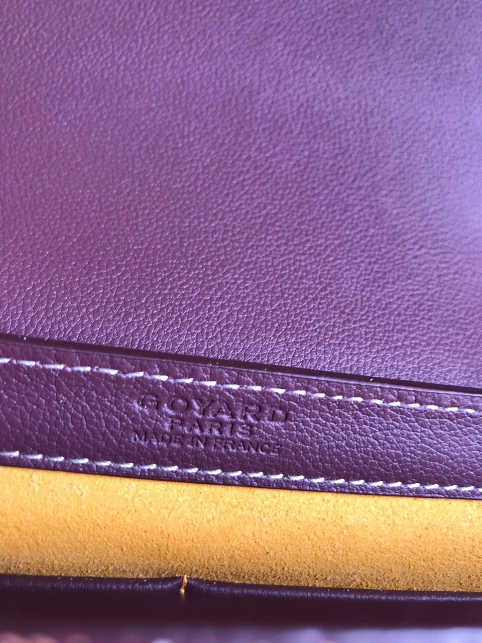Goyard 233 Bag Wine Red Calfskin And Goyardine Canvas 25cm view 11