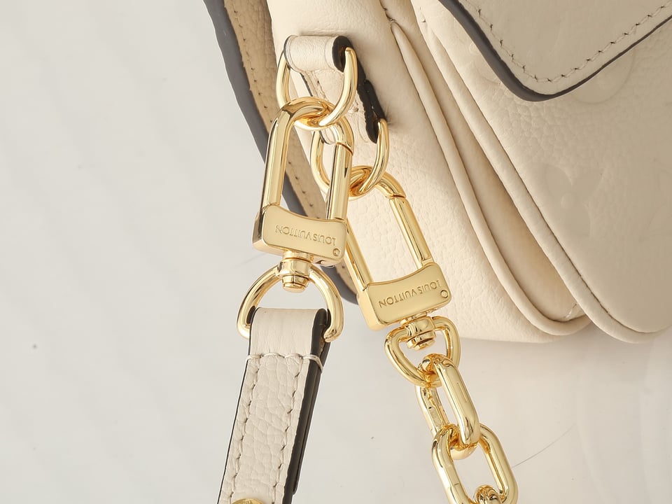 Louis Vuitton Pochette Métis East West Monogram Empreinte Leather – Women – Handbags Cream view 9