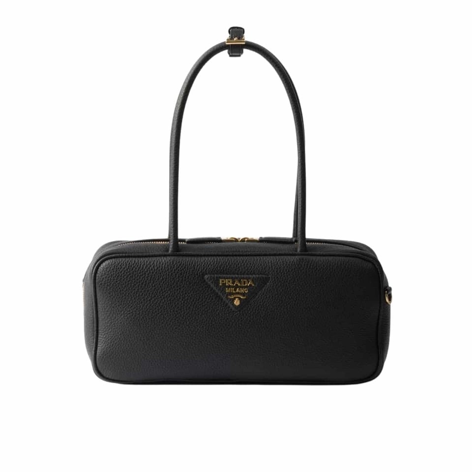 Prada Medium Top Handle Bag Black 29Cm view 2
