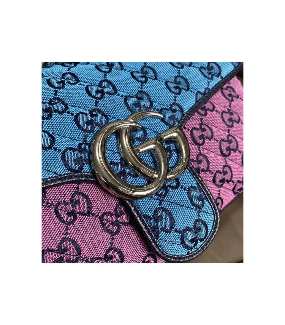 Gucci GG Marmont Multicolour Small Shoulder Bag view 9