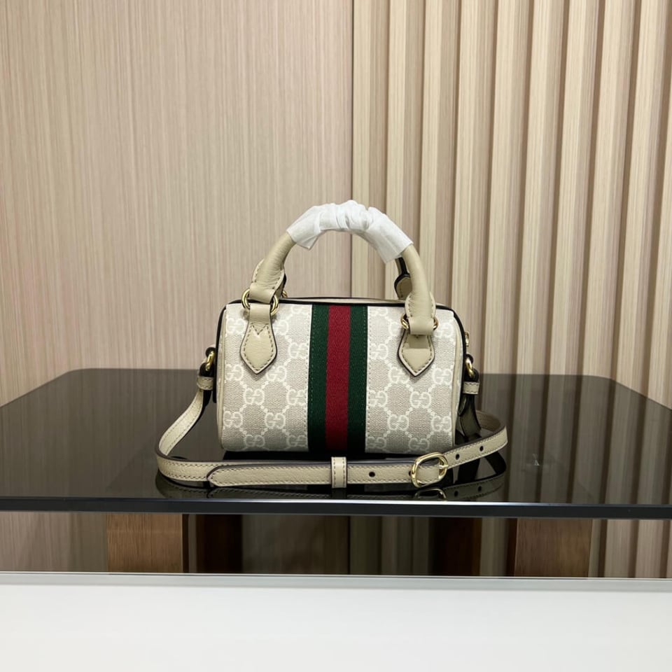 Gucci Ophidia Mini Boston Bag GG Supreme 16.5cm/6.5in view 8