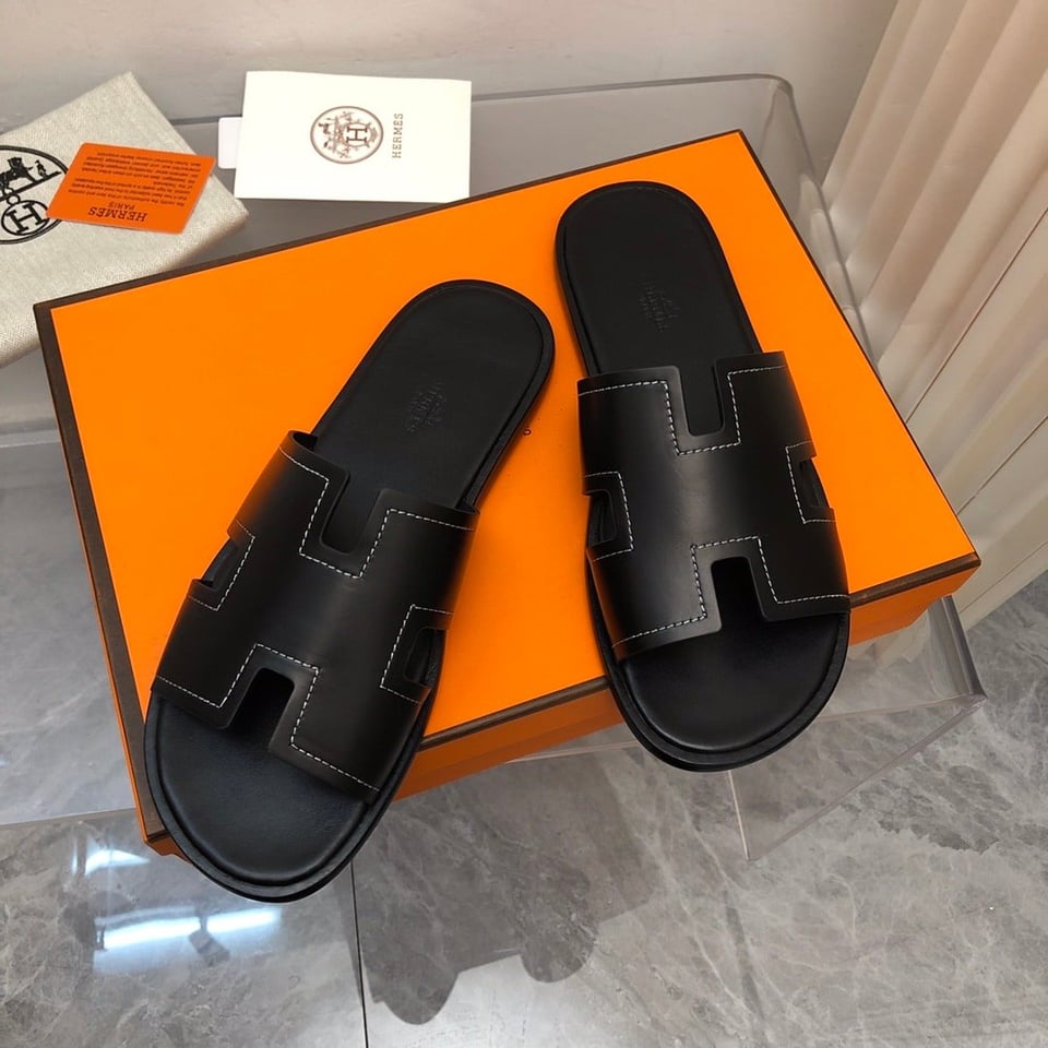 Hermes Izmir Sandal Black view 11
