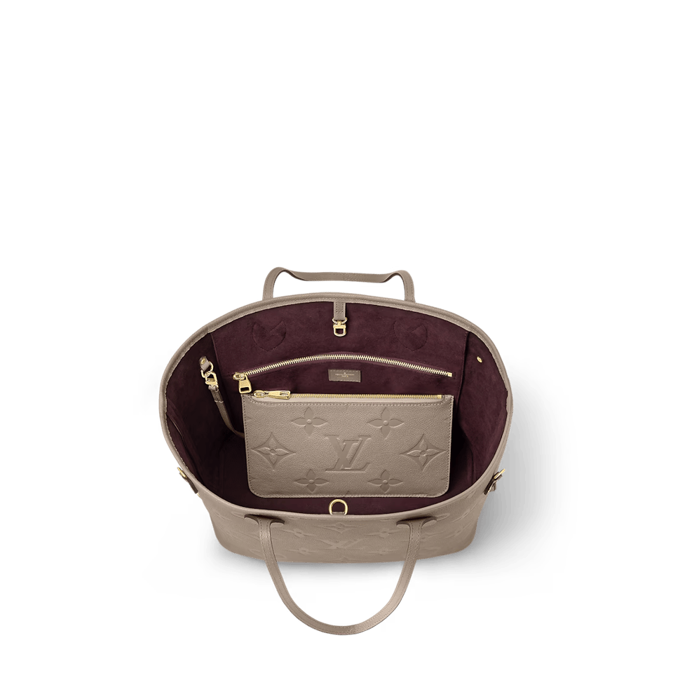 Louis Vuitton Neverfull Mm Tote Bag Tourterelle Gray 31cm M45686 view 7
