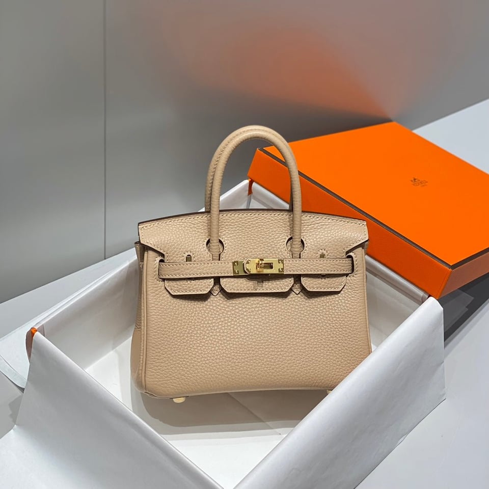 Hermes Birkin 20Cm Trench Togo Leather Gold Hardware view 2